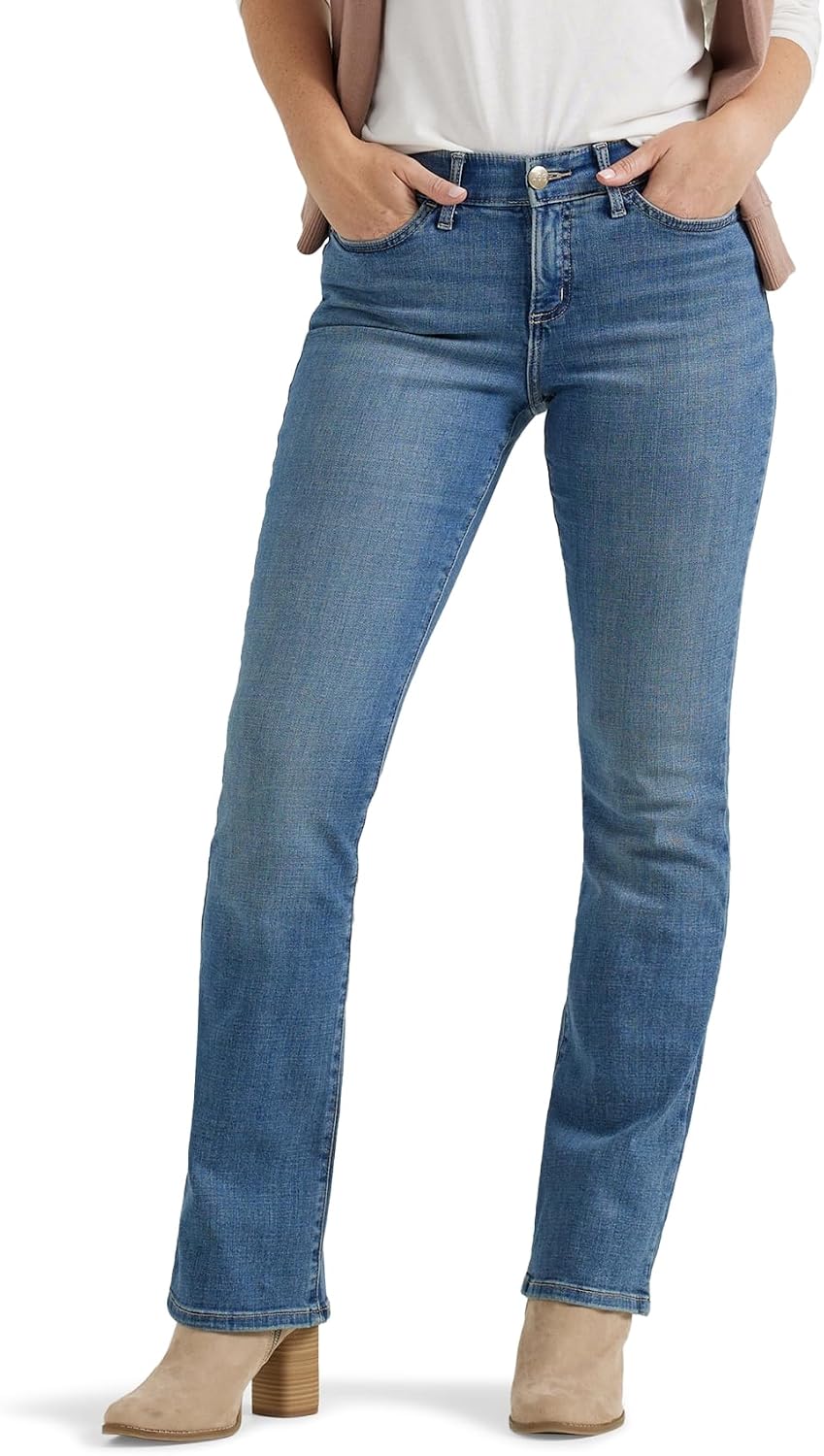71IOM9JNWhL._AC_SL1500_.jpg Women's Ultra Lux Comfort with Flex Motion Bootcut Jean - Image 1
