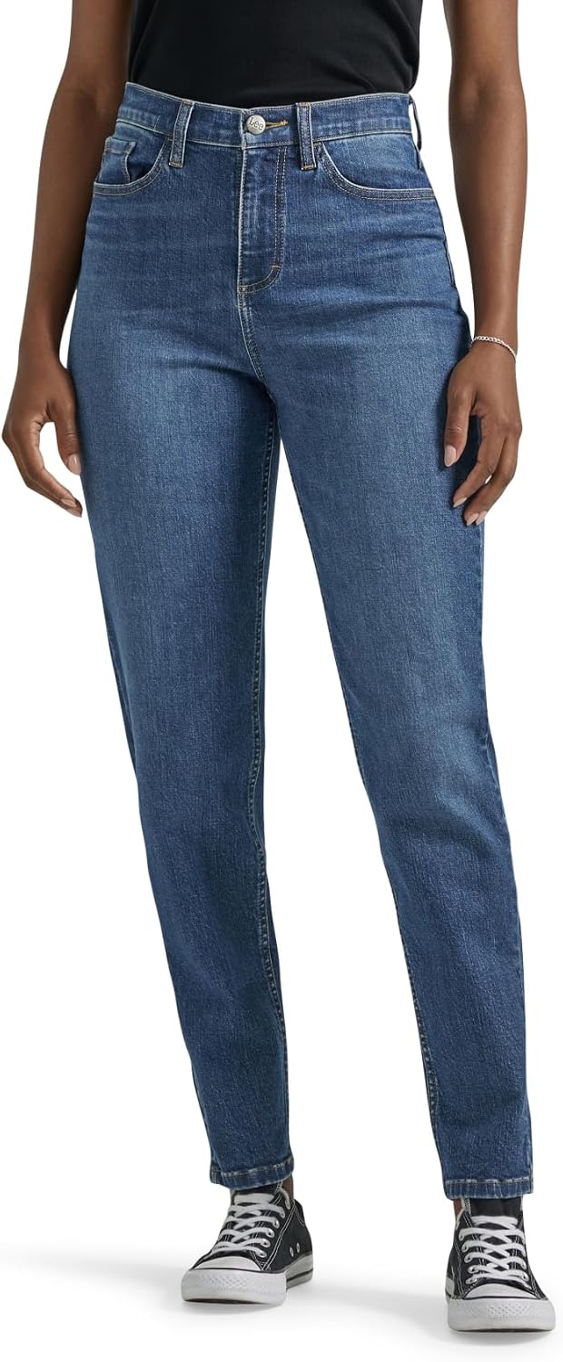 71WDqt3nXZL._AC_SL1500_.jpg Women's Legendary High Rise Mom Jean - Image 1