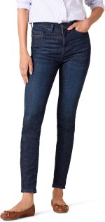Women's High-Rise Skinny Jean Pants, -Dark Wash